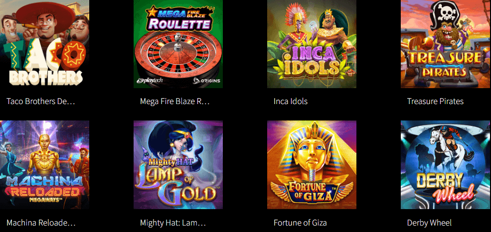 Mirax Casino Games