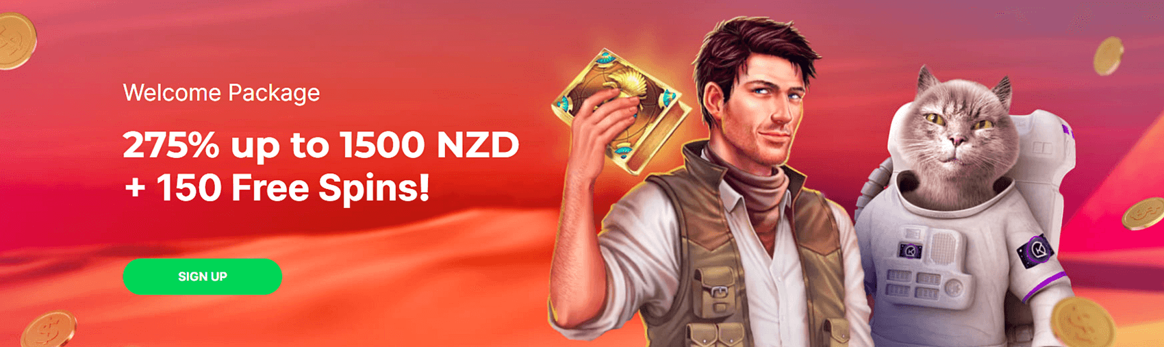 Kosmonaut Casino Welcome Bonus