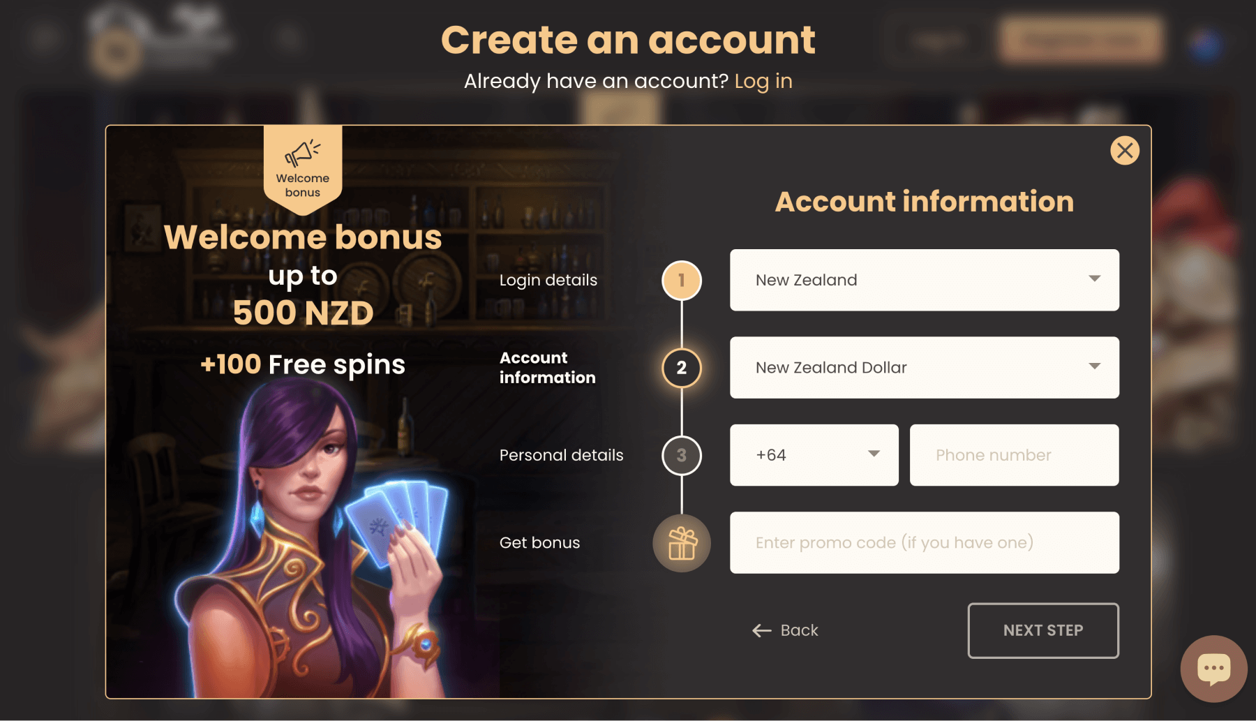 national casino registration