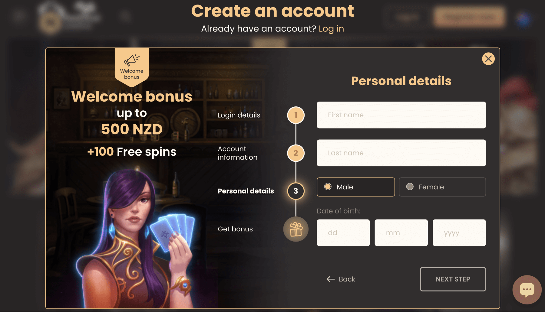 national casino registration