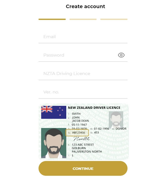 skycity registration step