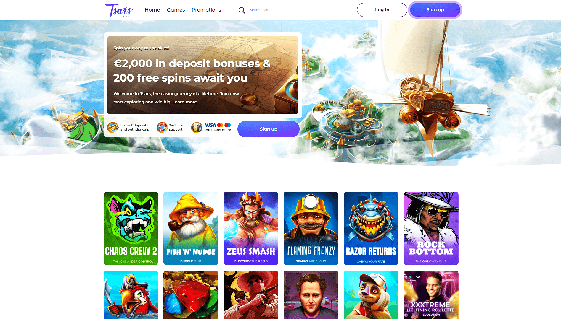 Tsars Online Casino NZ